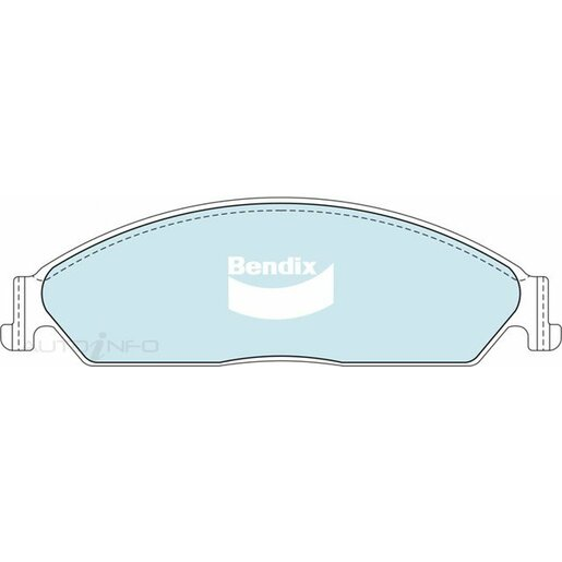 Bendix Front Brake Pads - DB1473-GCT