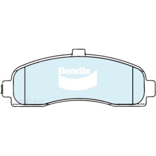 Bendix Ceramic Front Brake Pads - DB1307-GCT