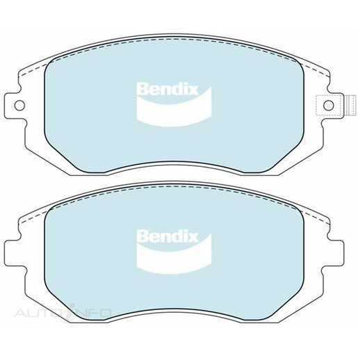 Bendix Front Brake Pads - DB1491-GCT