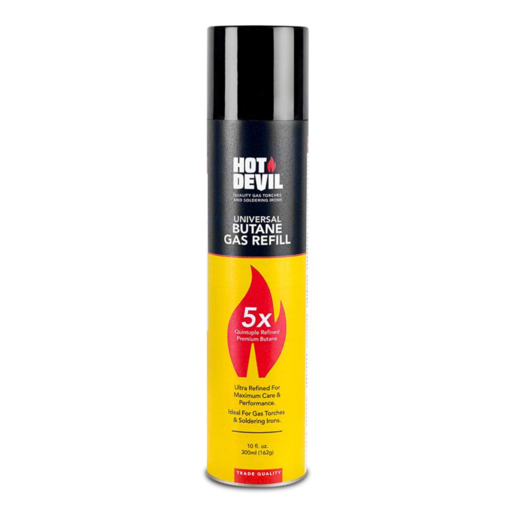 Hot Devil Purified Butane Gas 300ml - HDGAS5