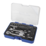 Garage Tough 1/4" DR. Metric Socket Set CRV 46 Pieces- GT8539C