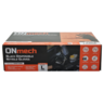 Onmech Black Nitrile Gloves Medium 100 Pack - OMNIT100BM