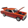 DDA 1:32 XY GTHO Ford Vermillion Fire w/Black Stripes - DDA32379-2