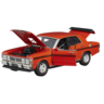 DDA 1:32 XY GTHO Ford Vermillion Fire w/Black Stripes - DDA32379-2