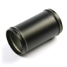 SAAS Pipe 57mm  x 100mm Aluminium Black Powder Coat - SP5757100