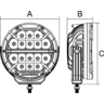 RoadVision 7" LED Driving Light DL Series 9-32V 187x78x193mm - RDL4701S