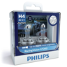 Philips H4 RacingVision GT200 Car Headlight Bulb 200 12V 60/55W PK2 - 12342RGTS2
