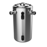 SAAS Oil Catch Tank Round Polished Billet 700mL - ST1001