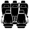 Ilana Esteem Tailor Made 3 Row Seat Cover Pack - EST6717CHA