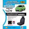 ESTEEM TAILOR MADE 2 ROW SEAT COVER PACK TO SUIT MITSUBISHI MIRAGE HATCH LA (ES / LS / SPORT) 12/2012 - ONWARDS