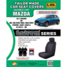 Ilana Esteem Tailor Made 2 Row Seat Cover To Suit Mazda - EST7155BLK