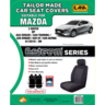 Ilana Esteem Tailor Made 2 Row Seat Cover To Suit Mazda - EST7164BLK