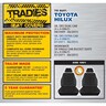 Tradies 1 Row Front Black To Suit Toyota Hilux - RPG1001TRB