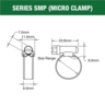 Tridon Clamp SMPC 9.5-12mm - SMPC000P