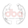 DBA Street Series Brake Shoes - DBAS1832