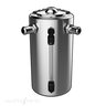 SAAS OIL CATCH TANK ROUND BLACK BILLET 700ML - ST1002