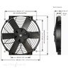 Davies Craig 12-inch Thermatic Fan (24 volt) - 0163