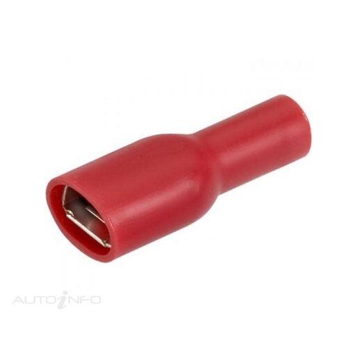 Narva FEMALE BLADE FULLY INSULATED RED 6.3MM - 56142