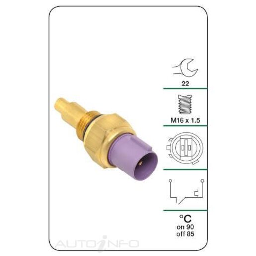 Tridon Engine Coolant Fan Temperature Switch - TFS127