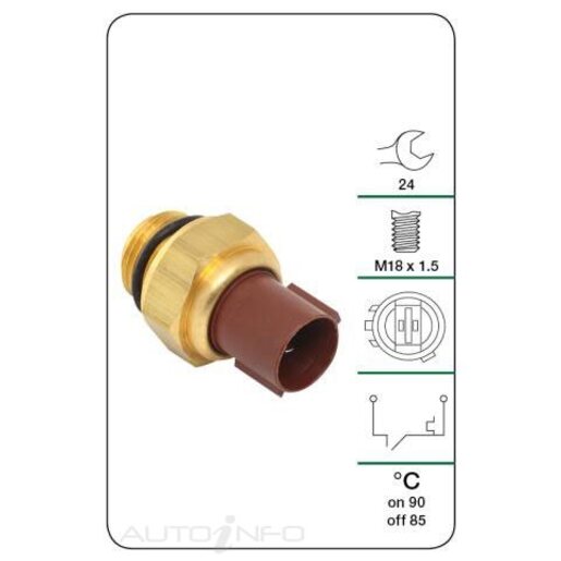 Tridon Engine Coolant Fan Temperature Switch - TFS130