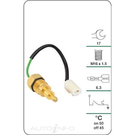 Tridon Engine Coolant Fan Temperature Switch - TFS155