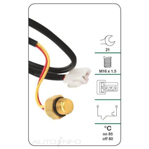 Tridon Engine Coolant Fan Temperature Switch - TFS156