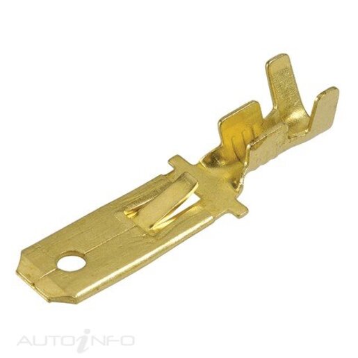 Narva MALE BLADE BRASS 6.3MM - 56220