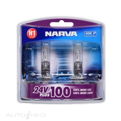 Narva H1 24V 70W 24V PLUS 100 BLISTER (2) - 48705BL2