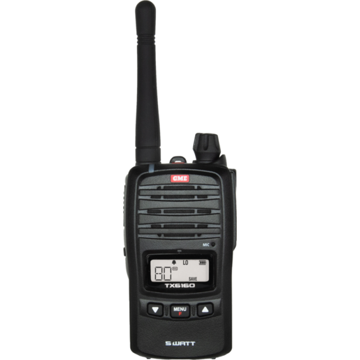 GME 5/1 Watt UHF CB Handheld Radio - TX6160