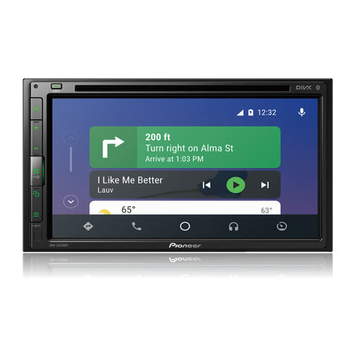 Pioneer 6.8" AV Head Unit Receiver With Apple CarPlay/Android Auto - AVHZ5250BT