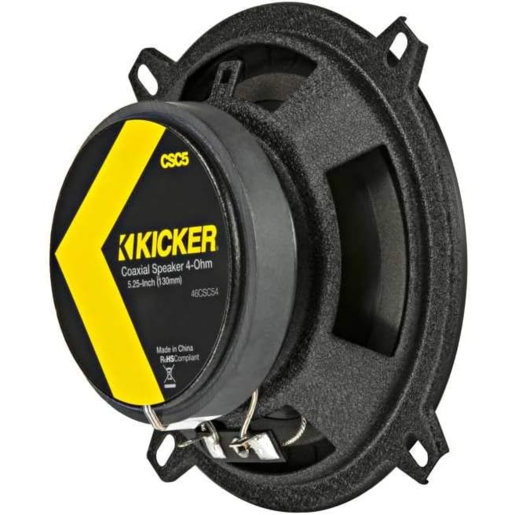 Kicker 5.25" 75W RMS 2-Way 100 Milli-amp - 46CSC54 