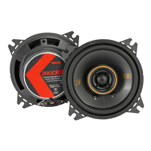 Kicker 4" 2-Way KS-Series Coaxial Speakers - 47KSC404