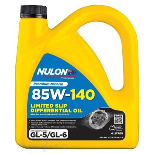 Nulon Drive Oil - LSD85W140-4