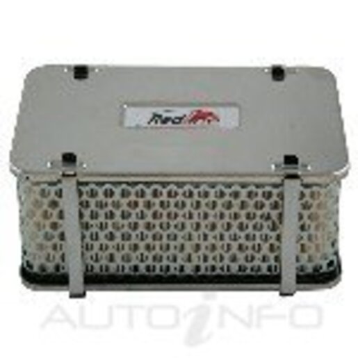 Redline A/FILTERRECT AIR CLEANER WITH BLANK BASE - 16-69