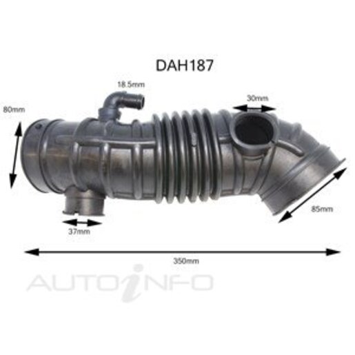 Dayco Air Intake Hose - DAH187