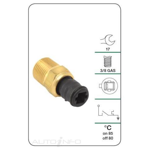 Tridon Engine Coolant Fan Temperature Switch - TFS196