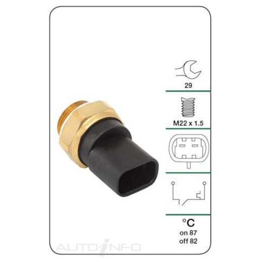 Tridon Engine Coolant Fan Temperature Switch - TFS221