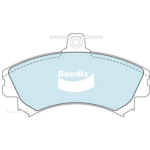 Bendix Ceramic Front Brake Pads - DB1402-GCT