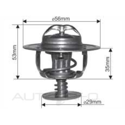 Dayco Thermostat 56mm Dia 82C Boxed - DT39A