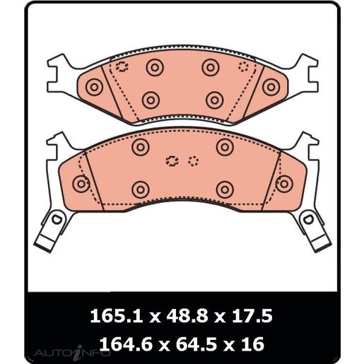 TRW Front Brake Pads - GDB3123