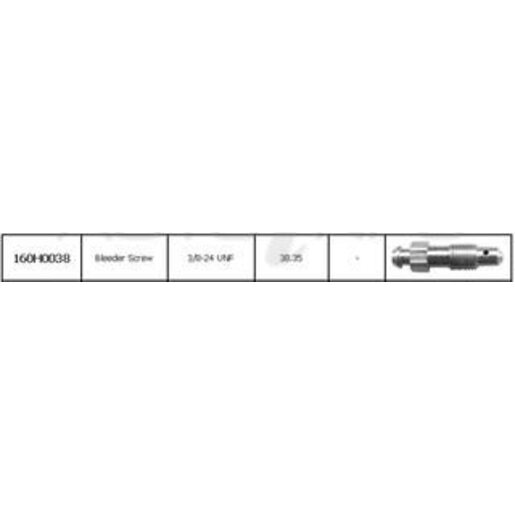 Protex Caliper bleeder screw - 160H0038