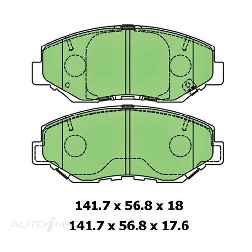 Masterpart Front Brake Pads - DB1481MP