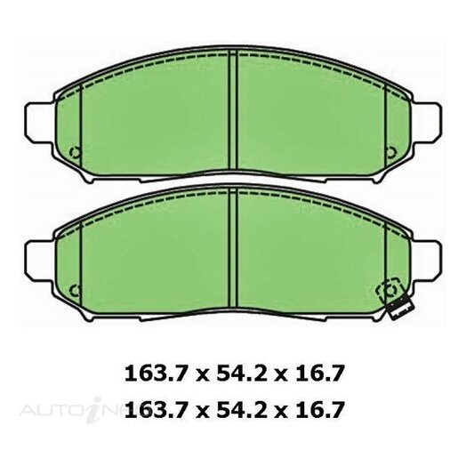 Masterpart Front Brake Pads - DB1835MP