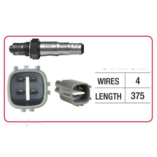 GOSS Oxygen/Lambda Sensor Post Catalytic Converter - OX262