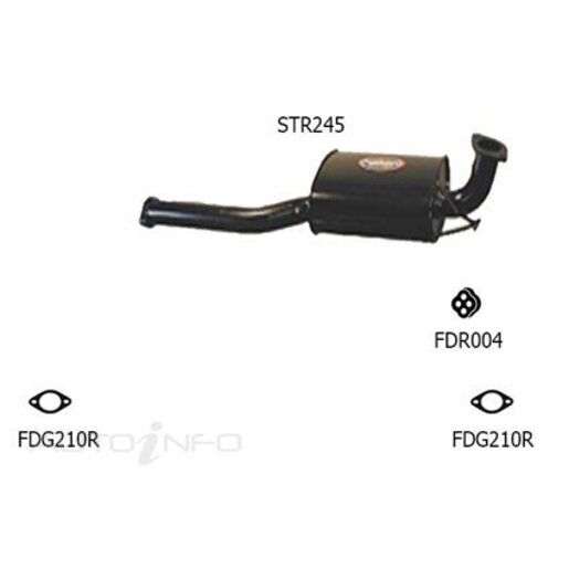 Redback Sports Exhaust System - STR245