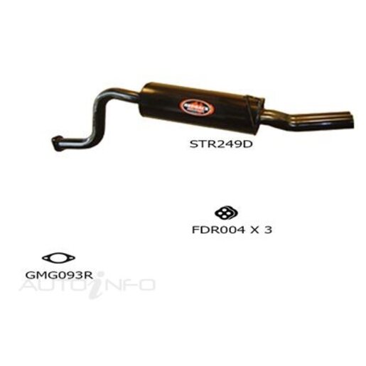 Redback Sports Exhaust System - STR249D