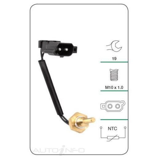 Tridon Engine Coolant Temp ECU Sensor - TCS092