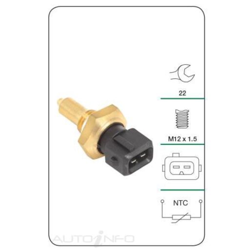 Tridon Engine Coolant Temp ECU Sensor - TCS107