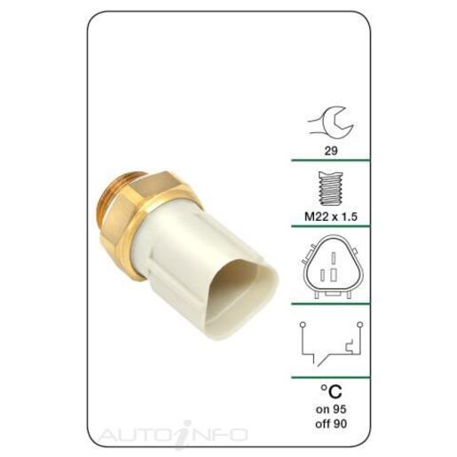 Tridon Engine Coolant Fan Temperature Switch - TFS198