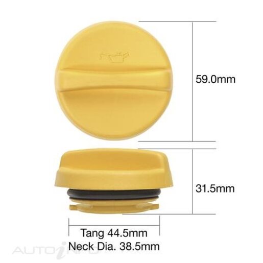 Tridon Oil Filler Cap - TOC541